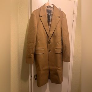 Aosta Italian Melton Topcoat from Banana Republic